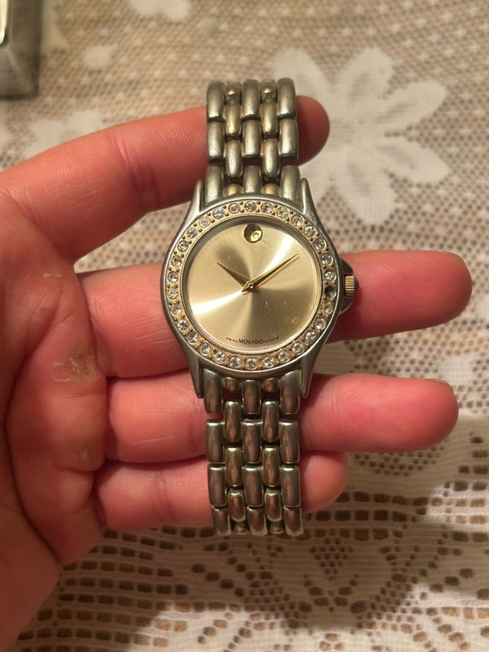 Women’s Movado Diamond Bezel Watch (Not Running) READ*